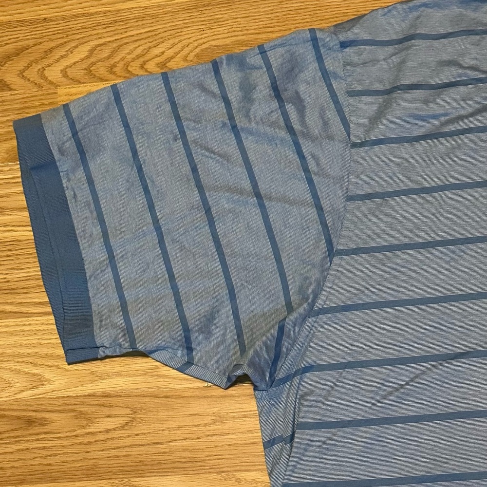 Doonbeg Collection Light Blue Polo With Stripes F… - image 6